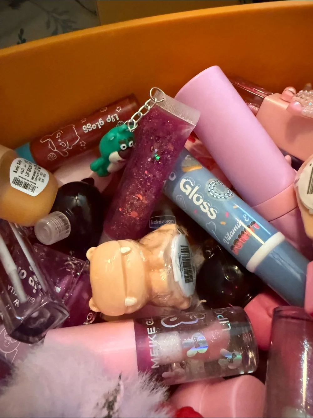 Girls Pink Lip Gloss & Balm Set — Assorted Pink Shades